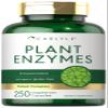 Carlyle Plant Enzymes with Protease, Papain, Lactase and Bromelain | 250 Capsules | Multi Enzyme Blend | Non-GMO & Gluten Free Supplement view 1