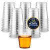 1.5 oz Shot Glasses - 100 Mini Plastic Shot Glasses (1.5oz) Clear Disposable Cups for Jello Shots, Wine Tasting, Liquor, Whiskey, Pudding, Sample Cup for Halloween and Elegant Partiest view 1