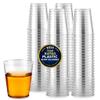 Stock Your Home 1.5 oz Shot Glasses - 500 Mini Plastic Shot Glasses (1.5oz) Clear Disposable Cups for Jello Shots, Wine Tasting, Liquor, Whiskey, Pudding, Sample Cup for Halloween and Elegant Parties view 1