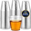 Stock Your Home 2 oz Shot Glasses - 250 Mini Plastic Shot Glasses (2oz) Clear Disposable Cups for Jello Shots, Wine Tasting, Liquor, Whiskey, Pudding, Sample Cup for Halloween and Elegant Parties view 1