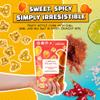 Palomitaz Gourmet Popcorn Lip-Smacking Mango Popcorn Sweet & Spicy Mexican-Style Kettle Corn with Mango, Chili, Lime, Sea Salt Fruity Handcrafted Snack, Gluten-Free, Vegan, 4 Bags (4oz Each) view 4