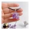 Health & Household Fashion Simple Amethyst Pendant Natural Quartz Stone Raw Crystals for Men Women Jewelry Purple Reiki Mineral Specimen Gift (Size : 50pc) view 2