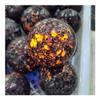 WGPHD Health & Household Natural Magic Flame's Stone Syenite Clasts Containing Fluorescent Sodalite Under Ultraviolet Mineral Ball Gemstones Collections (Size : 50-55mm) view 3