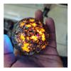 WGPHD Health & Household Natural Magic Flame's Stone Syenite Clasts Containing Fluorescent Sodalite Under Ultraviolet Mineral Ball Gemstones Collections (Size : 50-55mm) view 4