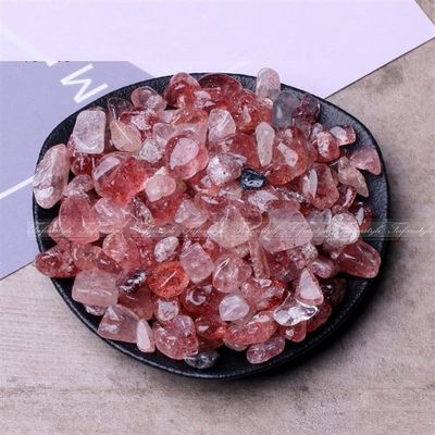 Health & Household AAAA++50g Natural White Quartz Crystal/Amethyst/Agate/Black Obsidian/Olivine Quartz Rock Stones Healing Crystal Love (Color : Strawberry)