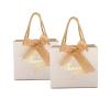 20 Pack Small White Thank You Gift Bags With Handles-5.5''x 2.5''x4.7'' Mini Gift Bags Bulk for Baby Shower, Birthday, Wedding, Back to School, Summer Party view 1