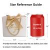 20 Pack Small White Thank You Gift Bags With Handles-5.5''x 2.5''x4.7'' Mini Gift Bags Bulk for Baby Shower, Birthday, Wedding, Back to School, Summer Party view 2