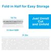31.5 in X 100 ft Christmas Cellophane Wrap Roll  3 Mil Thicken Snowflake Clear Cellophane Wrap Roll for Gift Baskets, Clear Cellophane Bags Large for Christmas Gift Baskets(31.5" fold into 16") view 2