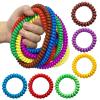 Bildurem Chew Necklaces Bracelets for Sensory Kids(12 Pack) - Stretchy Coil Necklace Bracelet Set for Children with Autism, SDP, ADHD, ADD - Oral Sensory Chew Toys Reduce Stress and Anxiety view 1