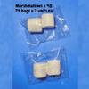 Individually Wrapped Marshmallows | 24 x 2 sets = 48 units | 1" cylinder shape | Great for gatherings, camping, fire pits, birthday parties, corporate outings | Smores view 2