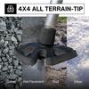 MDUB Medical All Terrain Tips - Heavy Duty Design & Sturdy Cane or Crutch Tips - Sand, Snow, Dirt, and Rain Tip - 3/4" | 2 Pack view 2