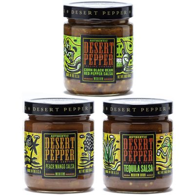 Dessert Pepper 3 Pack Variety (Corn Black Bean/Tequila/Peach Mango)