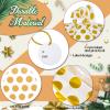 Sabary 2 Pcs 80 x 60 Inch Jumbo Bike Gift Bags Christmas Extra Large Plastic Giant Thicken Bicycle Bag White and Gold Dots Xmas Holiday Bags for Snack Treat Goodies Weddings Birthdays Engagement Party view 3
