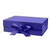DaiUni 10.5"X7.5"X3.1" Blue Magnetic Gift Box with Lid and Ribbon for Presents view 1