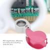 40X Magnifier Loupe LED Lights, Portable Handheld Magnifying Glass for Jewelers Loupe, Magnifying Glass with Light (Pink) view 2