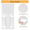 DaiUni 10.5"X7.5"X3.1" White Magnetic Gift Box with Lid and Ribbon for Presents view 4