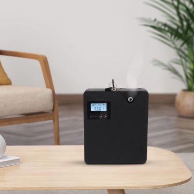 Smart Scent Air Machine with Professional Technology for Home, Black Waterless Essential Oil Diffuser 300ml, HVAC Oils for Large Room, Business, Office, Spa Room Using