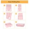 DaiUni 10.5"X7.5"X3.1" Pink Magnetic Gift Box with Lid and Ribbon for Presents view 3
