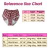 3-Pack Womens Incontinence Underwear Regular Absorbency Reusable Washable Urinary Incontinence Briefs (Red, XX-Large) view 4