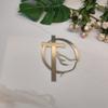 10pcs of Acrylic Religious Cake Topper, Cross With a Dove,Christening Baptism Holy Spirit Topper, Baby Communion Topper for Party &Festival Decoration (Silver Mirror) view 3