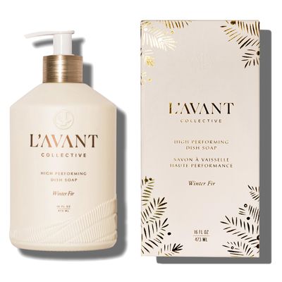 LAVANT Collective | Plant Based Dish Soap Liquid | Natural Cleaning Supplies & High Performing Dish Detergent | Formula for Sensitive Skin, Grease Removal, & Everyday Cleaning | Winter Fir Scent