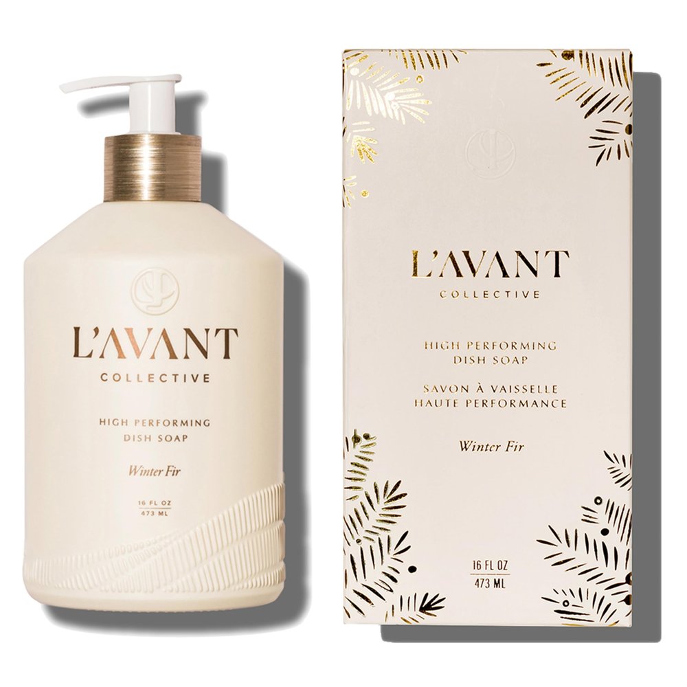 LAVANT Collective | Plant Based Dish Soap Liquid | Natural Cleaning Supplies & High Performing Dish Detergent | Formula for Sensitive Skin, Grease Removal, & Everyday Cleaning | Winter Fir Scent