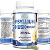YUMMYVITE Psyllium Husk Dietary Fiber Supplement 2175mg, Non-GMO, 90 Capsules view 1