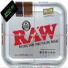 RAW Metallic Silver Metal Task Tray (Large Size 14x 11x 1.25) Includes RAWthentic Certificate and ARC Scoop Card view 1