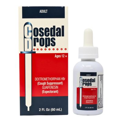 Cosedal Throat Relief Drops - 2 Fl Oz, Single Pack - Natural Soothing Ingredients