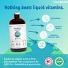 LIQUIDHEALTH Complete Multiple Adult Liquid Multivitamin - Essential Vitamins, Minerals & Nutrients, Immune Support, Gut Health, Energy, Detox - Made in USA, Vegan, Non-GMO, Sugar-Free (2 Pack) view 2