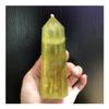 WGPHD Health & Household 1pc Natural Crystals Quartz Citrine Tower Point Energy Reiki Stones Room Home Office Aquarium Decoration Accessories Gemstone (Size : 500-550g) view 1