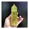 WGPHD Health & Household 1pc Natural Crystals Quartz Citrine Tower Point Energy Reiki Stones Room Home Office Aquarium Decoration Accessories Gemstone (Size : 500-550g) view 4