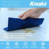 KMAKII 100 Pack Premium 2-Ply Paper Napkins  Soft, Absorbent Disposable Guest Towels for Weddings, Parties, Dinners, and Special Events, Blue Color, 12 X 17 Inches view 4