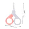 2pcs Scissors Tip Design for Manicure and for Newborns and Boys and Girls Grey Grey view 2