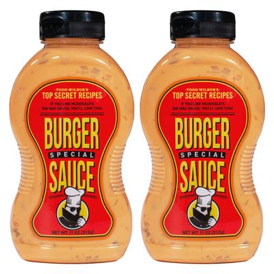 Todd Wilbur's Top Secret Burger Special Sauce (Compare to Big Mac Sauce) - Use on Burgers, Sandwiches, and Wraps - MSG & Gluten-Free, 11 Oz (Pack of 2)