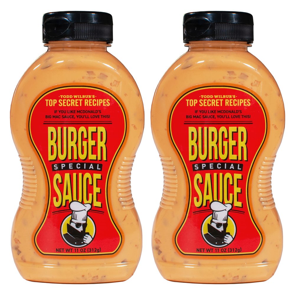Todd Wilbur's Top Secret Burger Special Sauce (Compare to Big Mac Sauce) - Use on Burgers, Sandwiches, and Wraps - MSG & Gluten-Free, 11 Oz (Pack of 2)