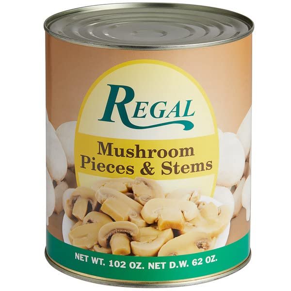 Mushroom Pieces & Stems - #10 Can - 6/Case