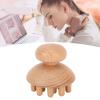 HURRISE Wood Head Massager, Shape Remove Discomfort Reduce Stress Head Massage Tool for Headache view 3
