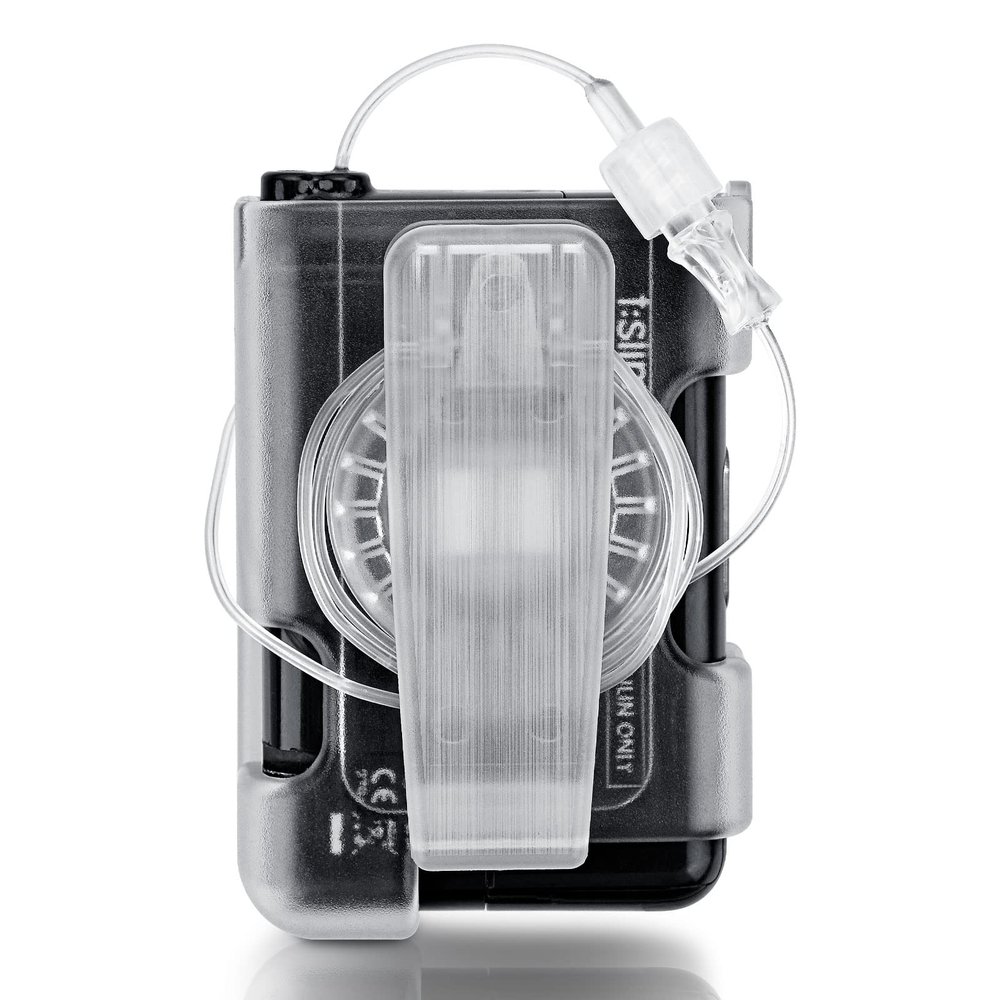 Generturbo Tandem Tslim x2 Pump Case Accessories with Clip, Insulin Pump Holder with 360Rotating Belt Clip, tslim x2 Pump case for t:Slim/t:Slim G4 Won't Peel Off Screen Protector - (Clear)