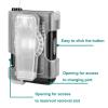 Generturbo Tandem Tslim x2 Pump Case Accessories with Clip, Insulin Pump Holder with 360Rotating Belt Clip, tslim x2 Pump case for t:Slim/t:Slim G4 Won't Peel Off Screen Protector - (Clear) view 3