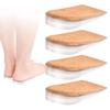 Abnaok Heel Lift, 4 Layer 2 Pairs Gel Shoe Lifts for Women Uneven Legs,Adjustable Orthopedic Heel Lifts for Heel Pain and Leg Length Discrepancy, Heel Wedge Inserts 1/4" to 1" view 1