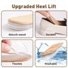 Abnaok Heel Lift, 4 Layer 2 Pairs Gel Shoe Lifts for Women Uneven Legs,Adjustable Orthopedic Heel Lifts for Heel Pain and Leg Length Discrepancy, Heel Wedge Inserts 1/4" to 1" view 4