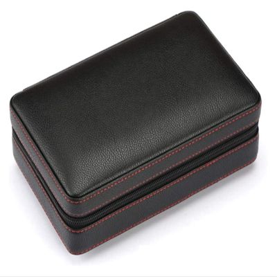 HANDIYA Cigar Box Humidor Cigar Box Humidors Barware Portable Cigar Bag Cigar Travel Party Portable Mellow Bag Natural Cedar Wood Cooking (Color : Black, Size : 20 * 13 * 8cm)