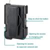 Generturbo Tandem Tslim x2 Pump Case Accessories with Clip, Insulin Pump Holder with 360Rotating Belt Clip, tslim x2 Pump case for t:Slim/t:Slim G4 Won't Peel Off Screen Protector - (Black) view 3