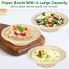 20oz Paper Bowls Disposable, 100 Pack Bowls Disposable Heavy Duty, Compostable Soup Bowls, Biodegradable Serving Bowls for Salad, Ice Cream, Dessert, Eco-Friendly Bowls Made Of Sugarcane view 3
