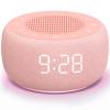 Buffbee Sound Machine & Alarm Clock 2-in-1-0-100% Display Dimmer, Under Light, Sleep Timer, Precise 30-Level Volume Control White Noise Machine view 1
