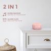 Buffbee Sound Machine & Alarm Clock 2-in-1-0-100% Display Dimmer, Under Light, Sleep Timer, Precise 30-Level Volume Control White Noise Machine view 2
