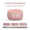 Buffbee Sound Machine & Alarm Clock 2-in-1-0-100% Display Dimmer, Under Light, Sleep Timer, Precise 30-Level Volume Control White Noise Machine view 4