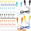 LEIFIDE 25 Pairs Corded Ear Plugs Silicone Waterproof Ear Plugs with Cords for Sleeping Snoring Swimming Shooting, Reusable Plugs Noise Cancelling and Hearing Protection view 1