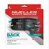 MUELLER Sports Medicine Adjustable Lumbar Back Brace, Lower Back Pain Relief and Support Belt for Men and Women, Black, One Size Fits Most view 2
